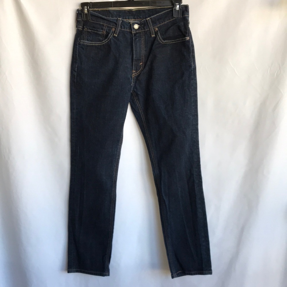 Levi’s 541 dark wash red tab straight leg jeans, 30 x 32